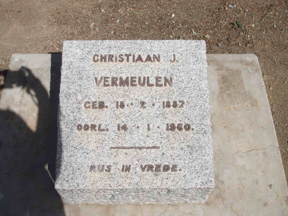 VERMEULEN Christiaan J. 1887-1960
