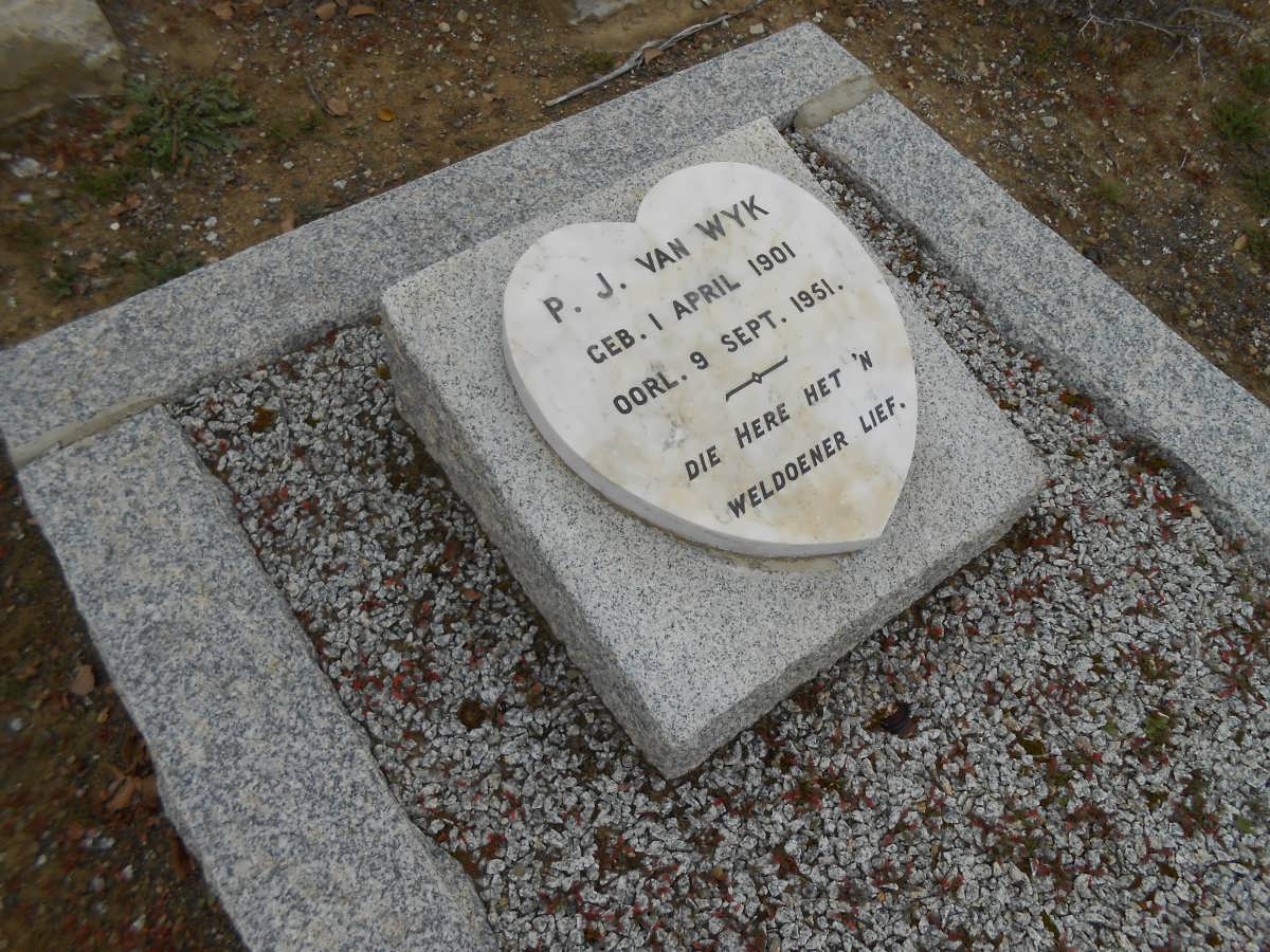 WYK P.J., van 1901-1951