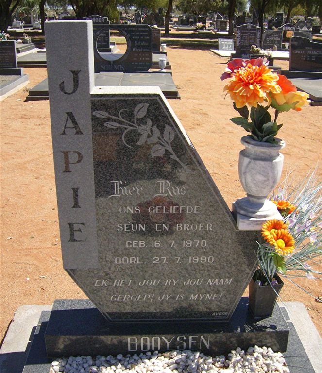 BOOYSEN Japie 1970-1990