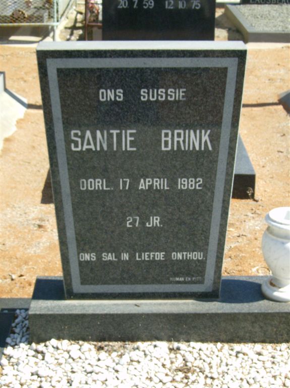 BRINK Santie - 1982