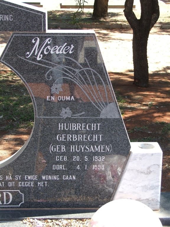 BARNARD Huibrecht Gerbrecht nee HUYSAMEN 1932-1998