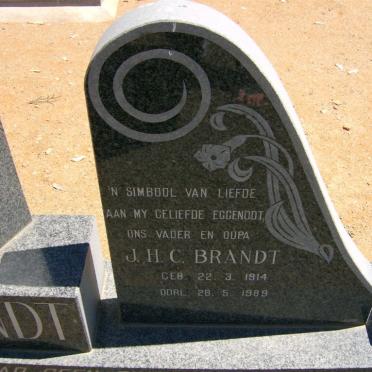 BRANDT J.H.C. 1914-1989
