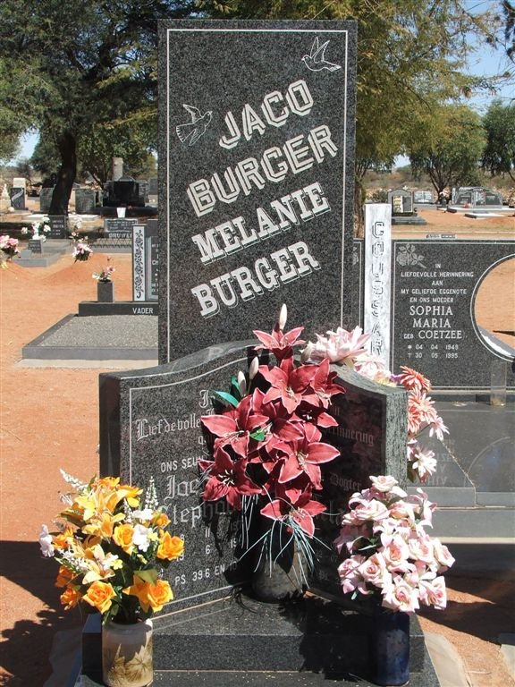BURGER Jacobus Stephanus 1971-1994 :: BURGER Melanie 1979-2002