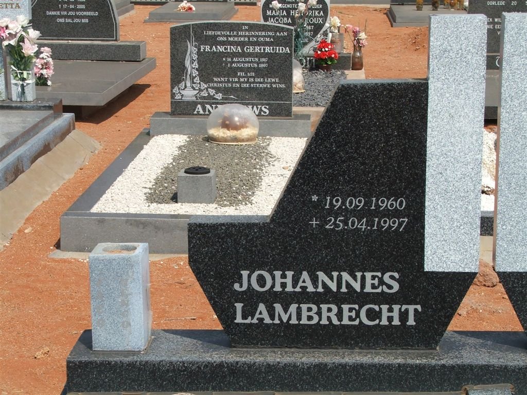 BURGER Johannes Lambrecht 1960-1997