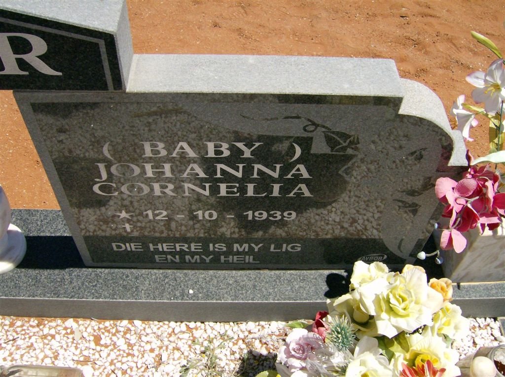 BECKER Johanna Cornelia 1939-