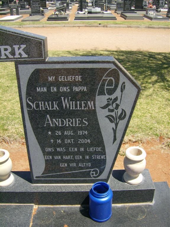 BLERK Schalk Willem Andries, van 1974-2004