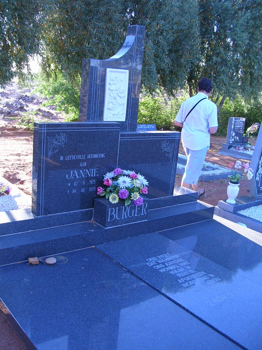BURGER Jannie 1925-1999
