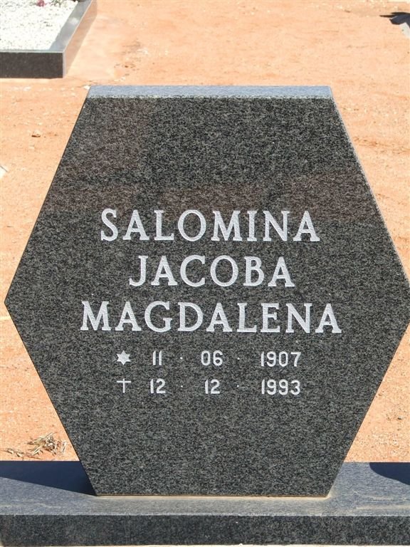 CONNAN Salomina Jacoba Magdalena 1907-1993