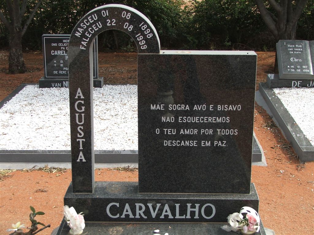 CARVALHO Agusta 1898-1999