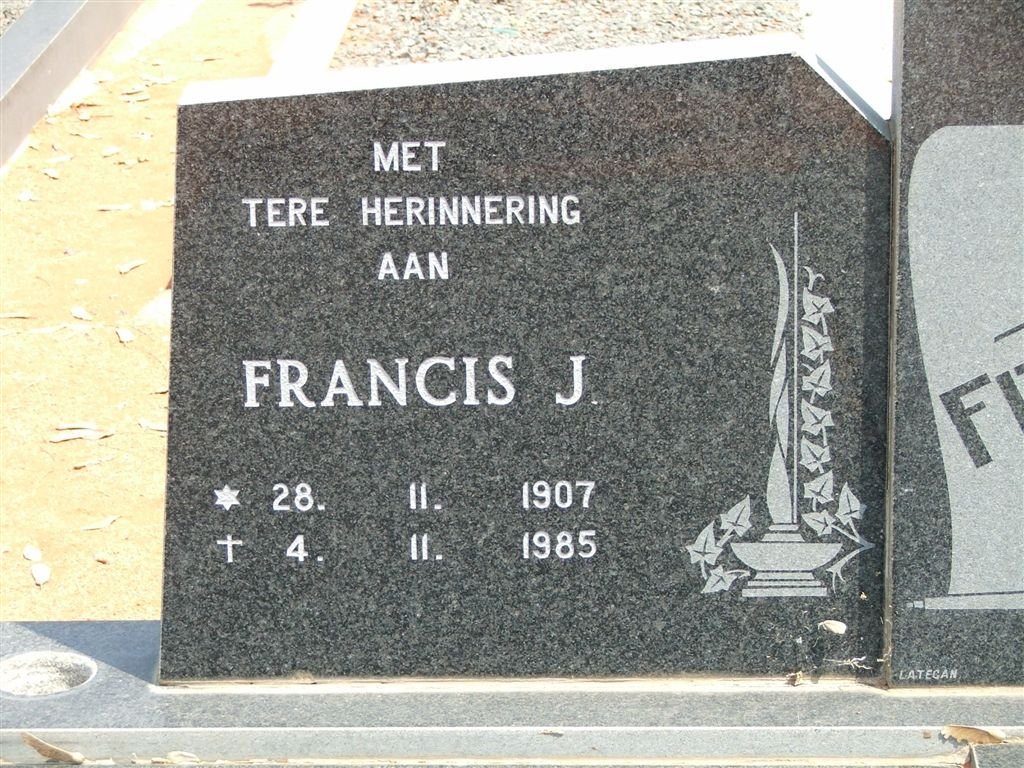 FITZGERALD Francis J. 1907-1985