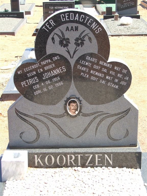 KOORTZEN Petrus Johannes 1956-1986