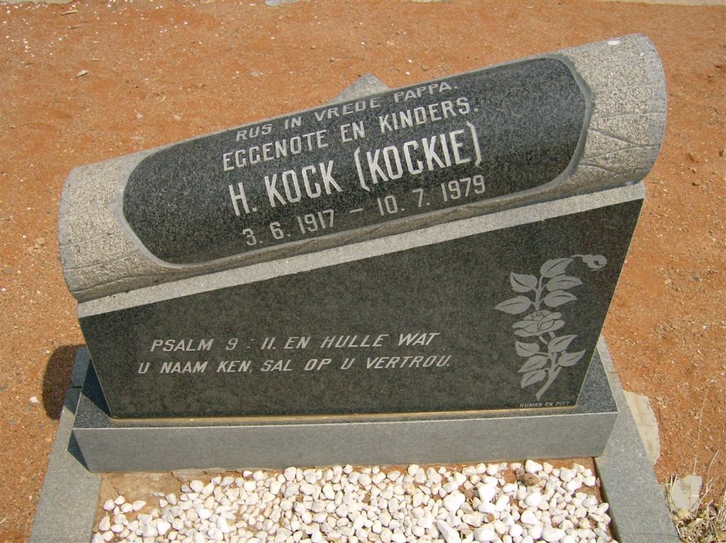 KOCK H. 1917-1979