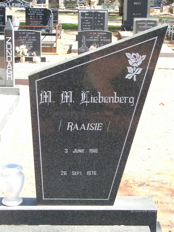 LIEBENBERG M.M. 1918-1976