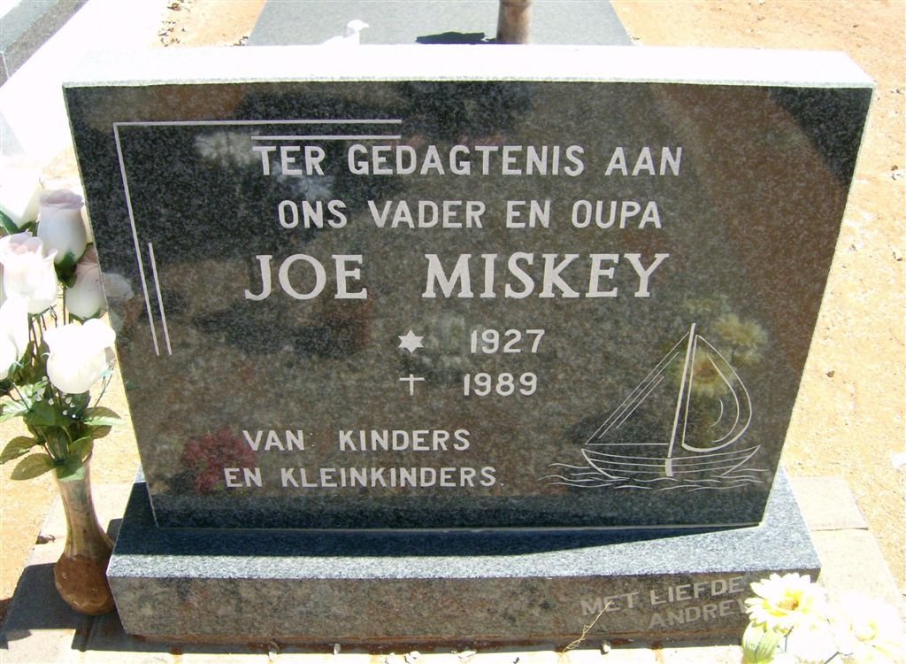 MISKEY Joe 1927-1989