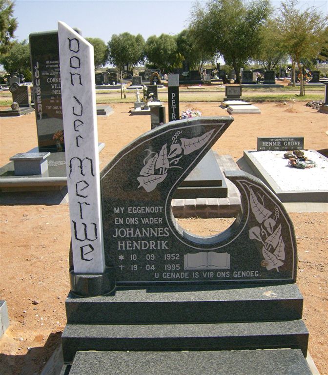 MERWE Johannes Hendrik, van der 1952-1995