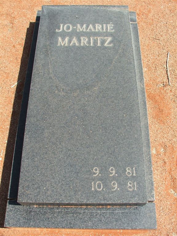 MARITZ Jo-Marié 1981-1981