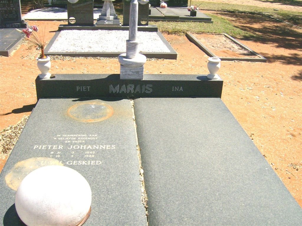 MARAIS Pieter Johannes 1942-1989