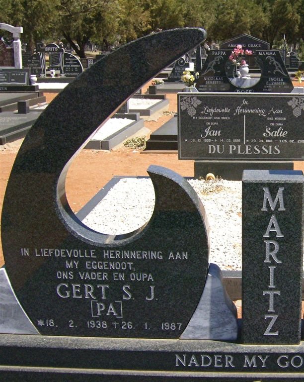 MARITZ Gert S.J. 1938-1987