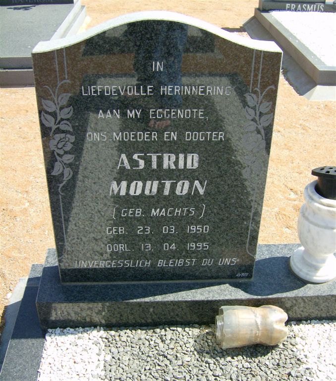 MOUTON Astrid nee MACHTS 1950-1995