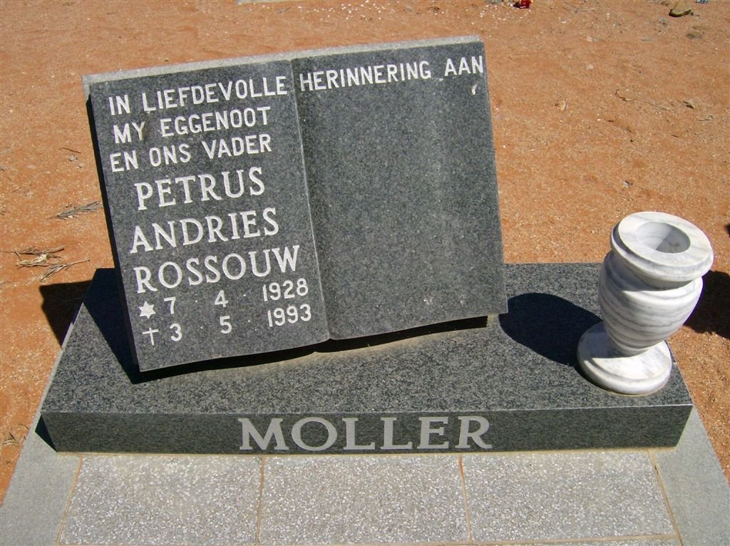 MOLLER Petrus Andries Rossouw 1928-1993