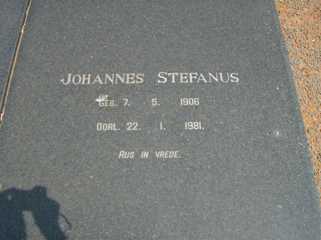 MÖLLER Johannes Stefanus 1906-1981