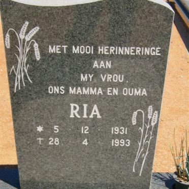 NAUDE Ria 1931-1993
