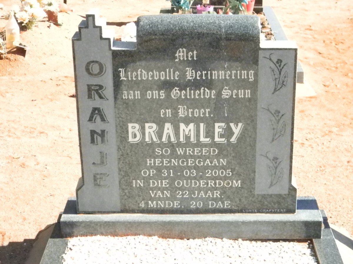 ORANJE Bramley -2005