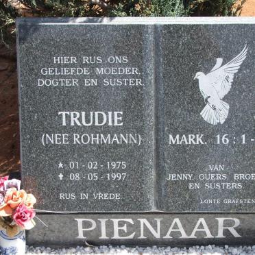 PIENAAR Trudie nee ROHMANN 1975-1997
