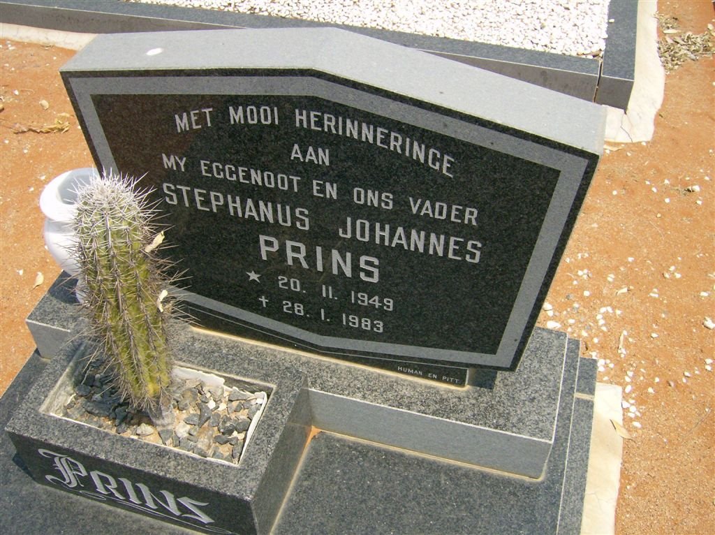PRINS Stephanus Johannes 1949-1983