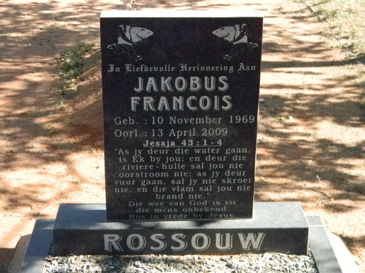 ROSSOUW Jakobus Francois 1969-2009