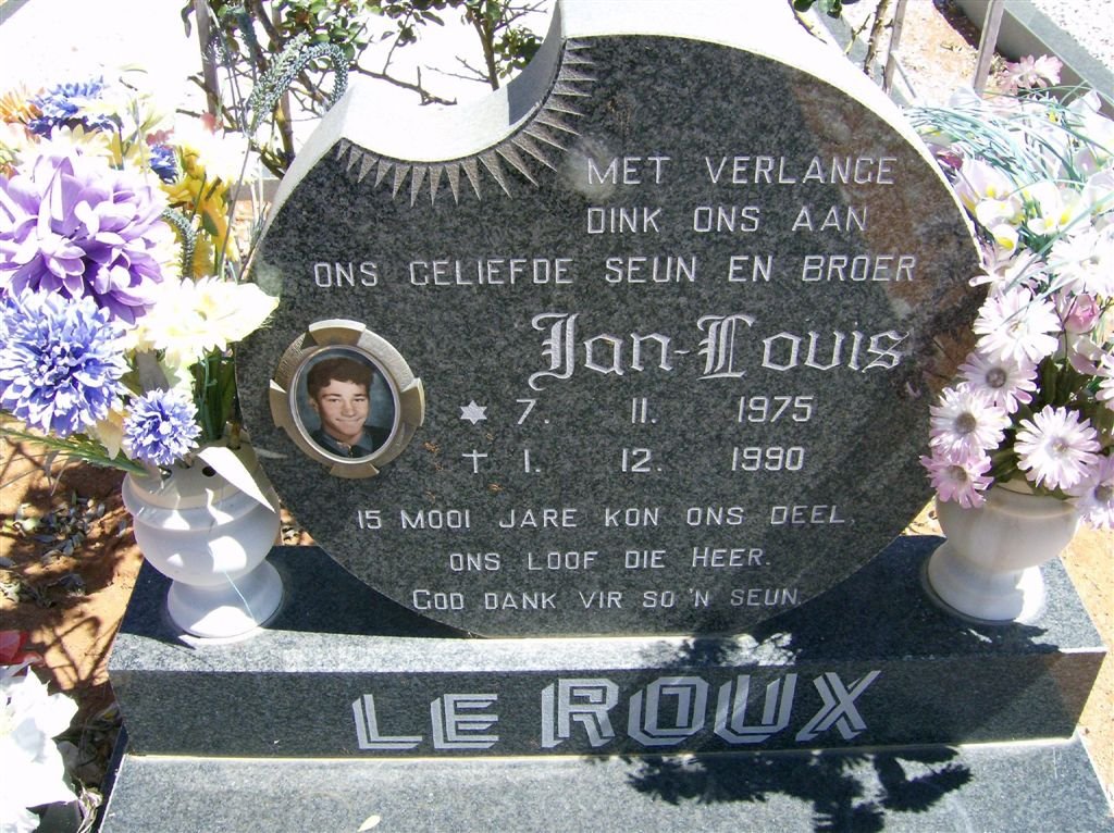 ROUX Jan-Louis, le 1975-1990