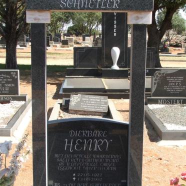 SCHNETLER Henry 1922-2002