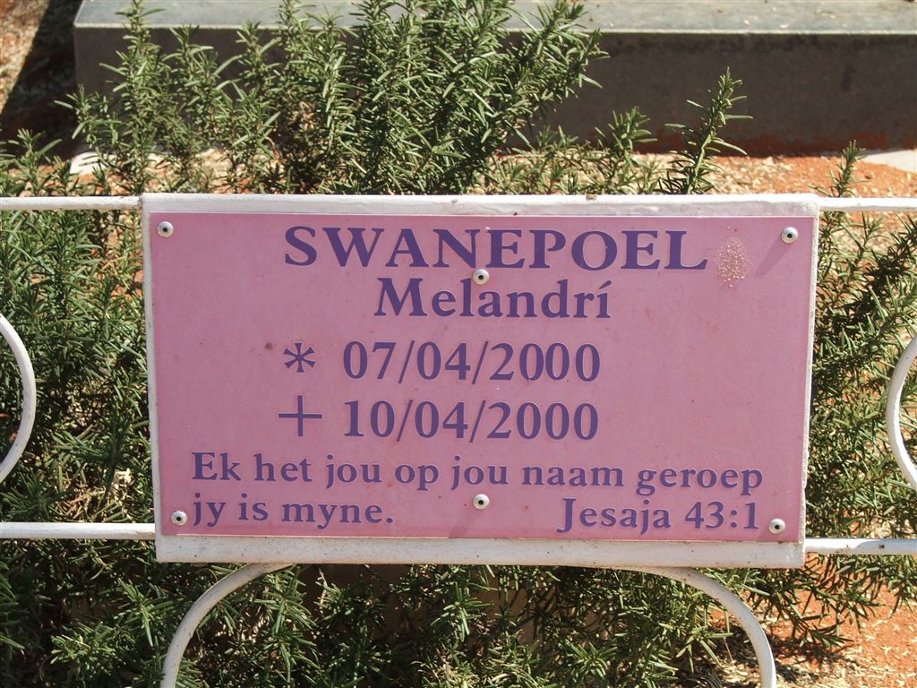 SWANEPOEL Melandri 2000-2000