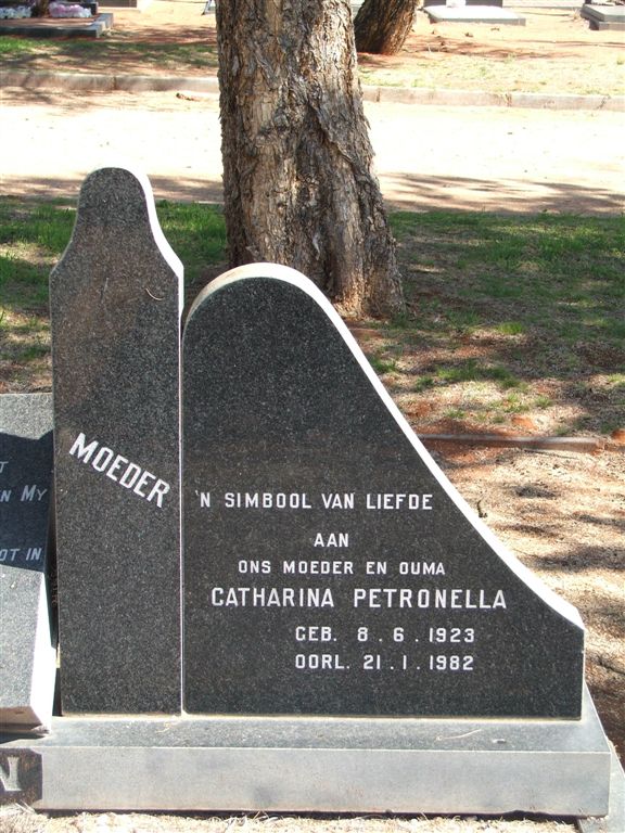 VERMEULEN Catharina Petronella 1923-1982