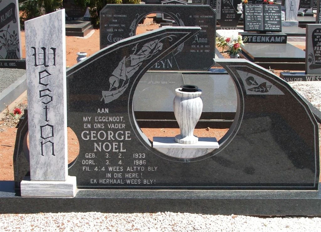 WESTON George Noël 1933-1986