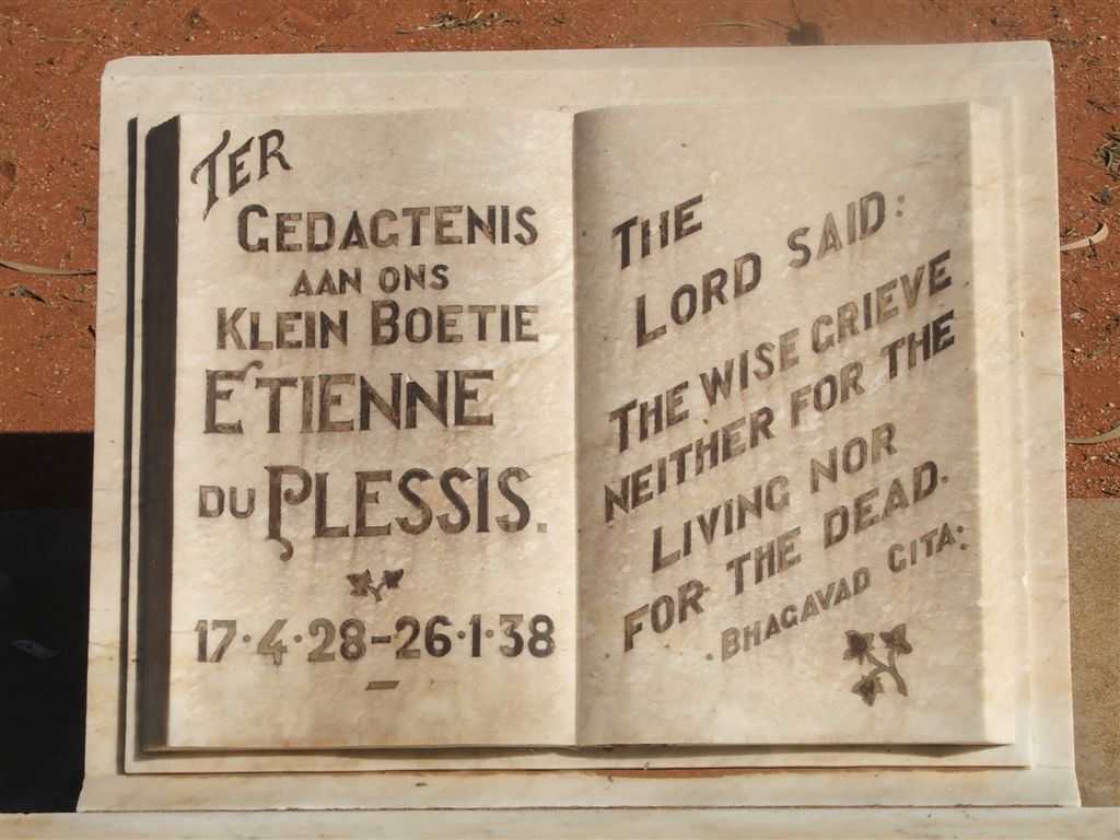 PLESSIS Etienne, du 1928-1938