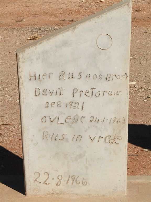 PRETORUIS Davit 1921-1963