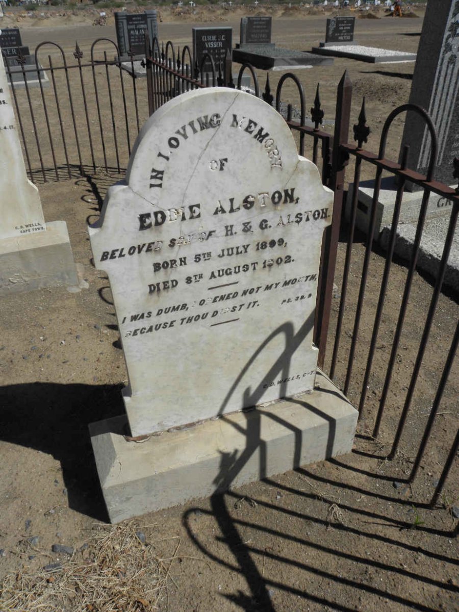 ALSTON Eddie 1899-1902