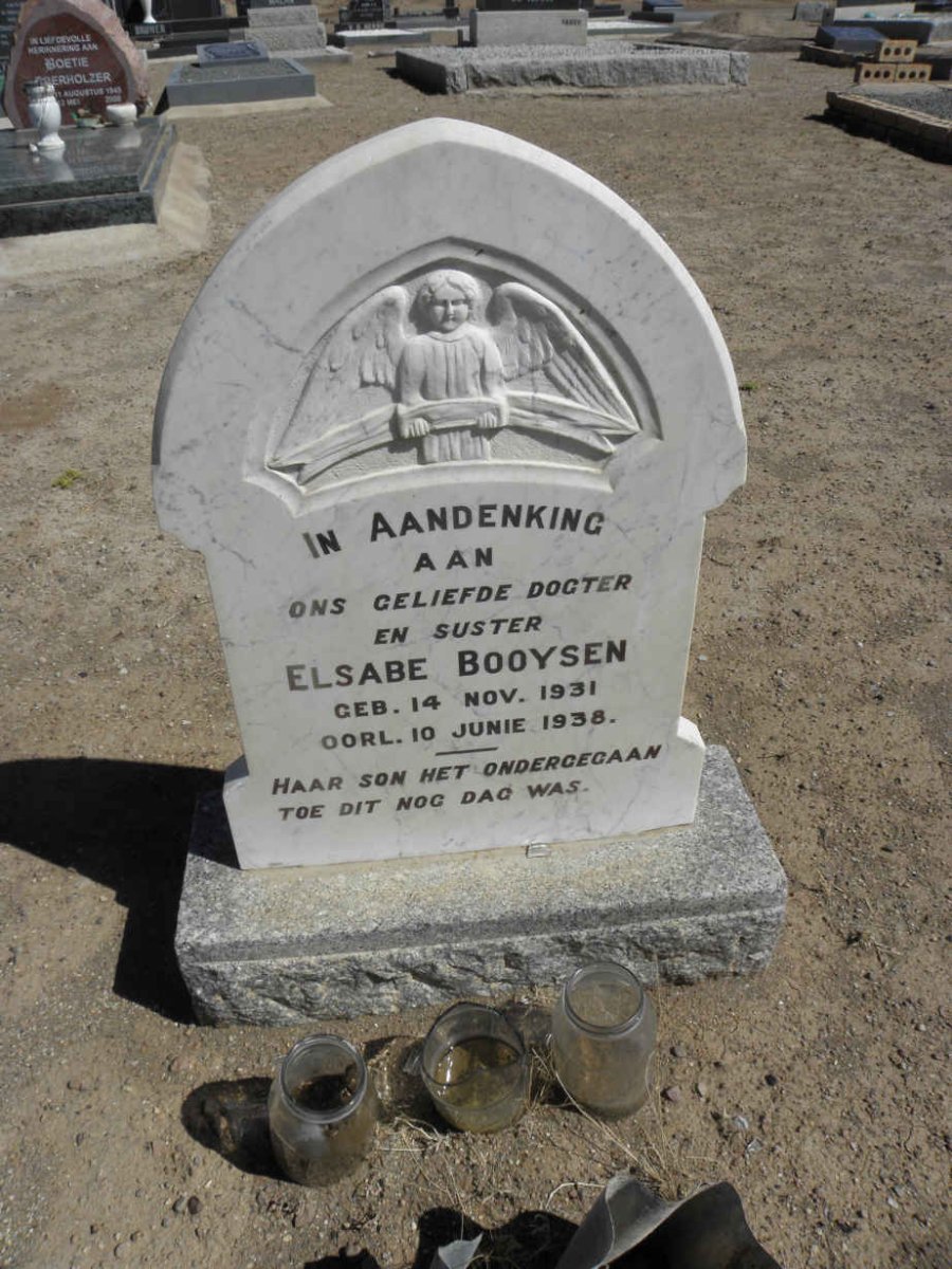 BOOYSEN Elsabe 1931-1938