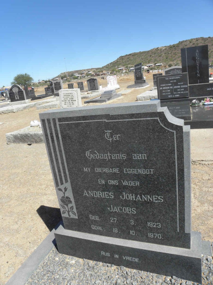 JACOBS Andries Johannes 1923-1970