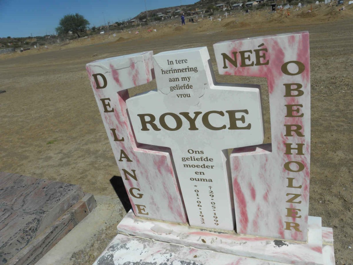 LANGE Royce, de nee OBERHOLZER 1932-1999