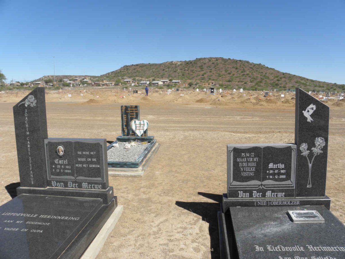 MERWE Joachim Carel Stephanus, van der 1912-1986 &amp; Martha OBERHOLZER 1921-2000