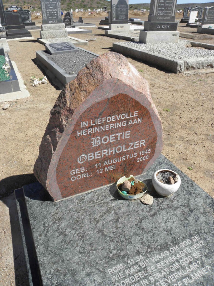 OBERHOLZER Boetie 1945-2000