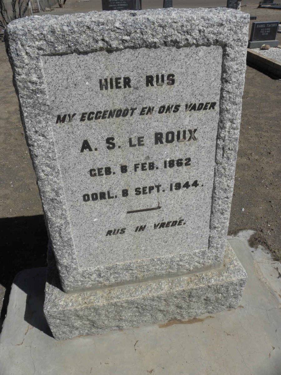 ROUX A.S., le 1862-1944