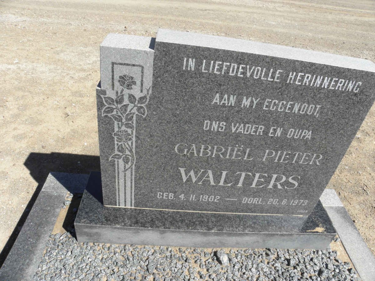 WALTERS Gabriel Pieter 1902-1979