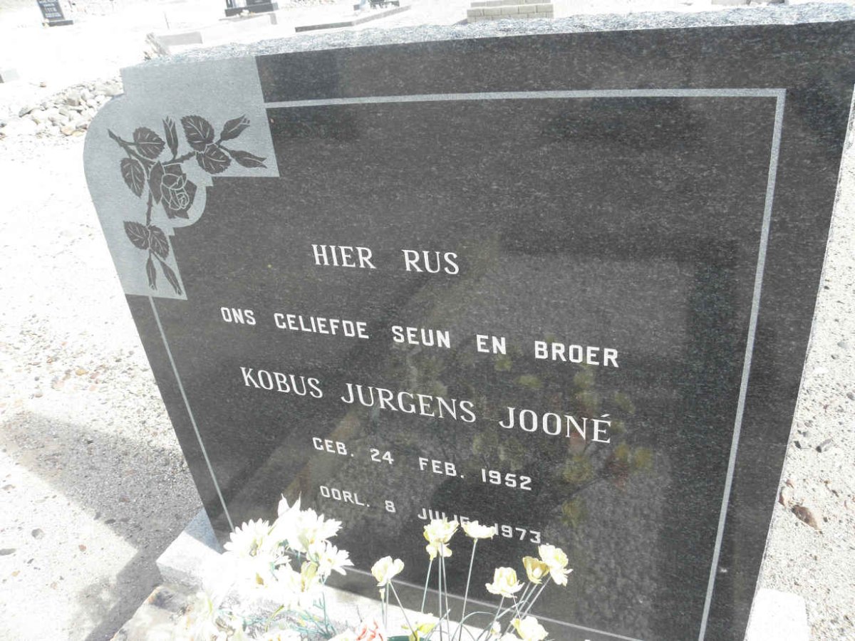 JOONE Kobus Jurgens 1952-1973