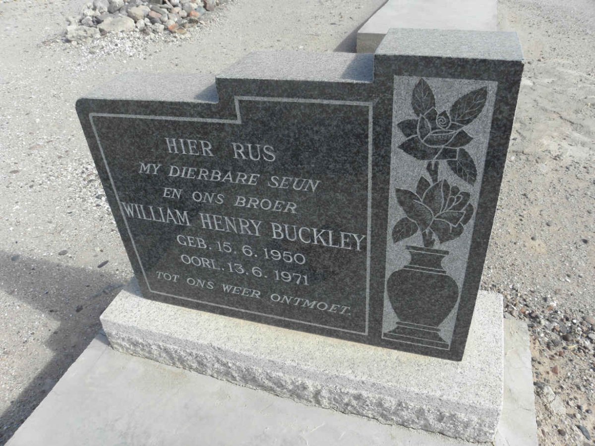 BUCKLEY William Henry 1950-1971