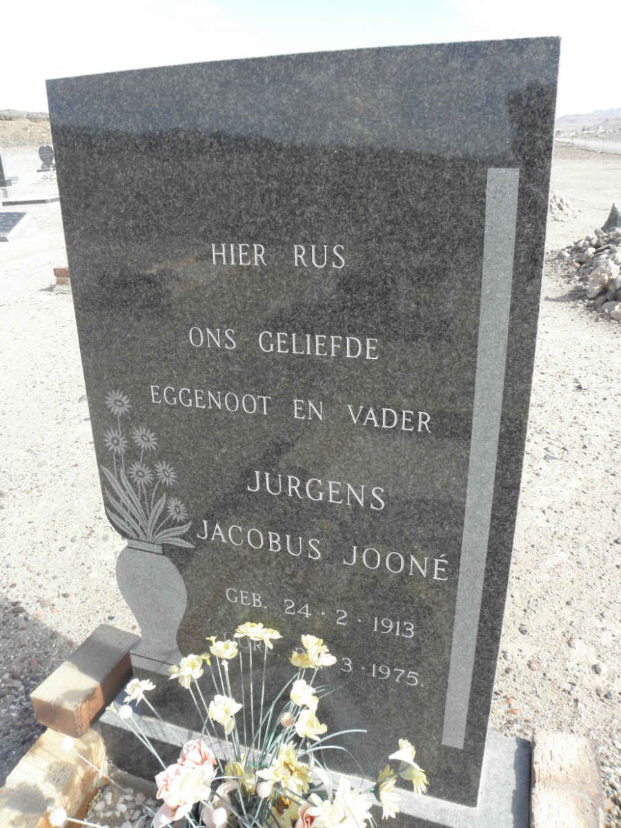 JOONE Jurgens Jacobus 1913-1975