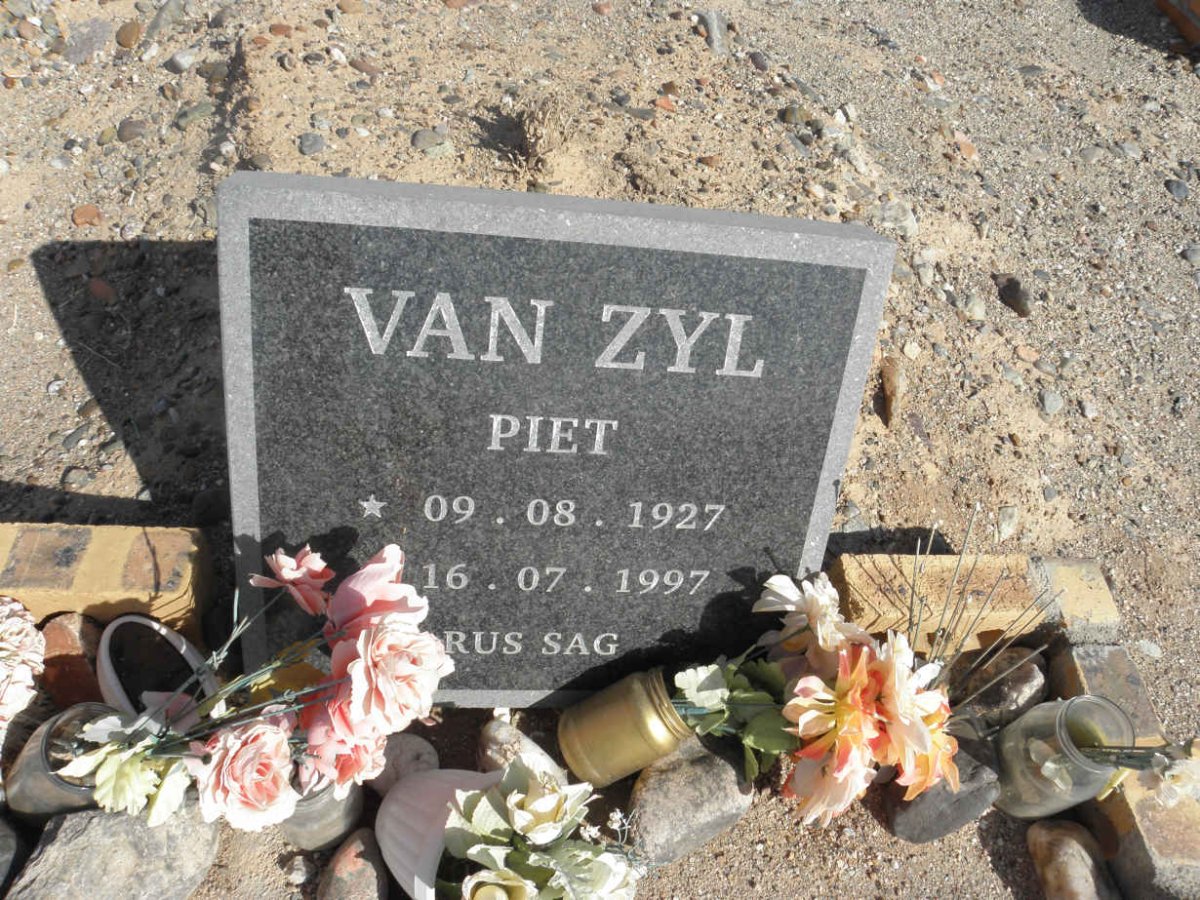 ZYL Piet, van 1927-1997