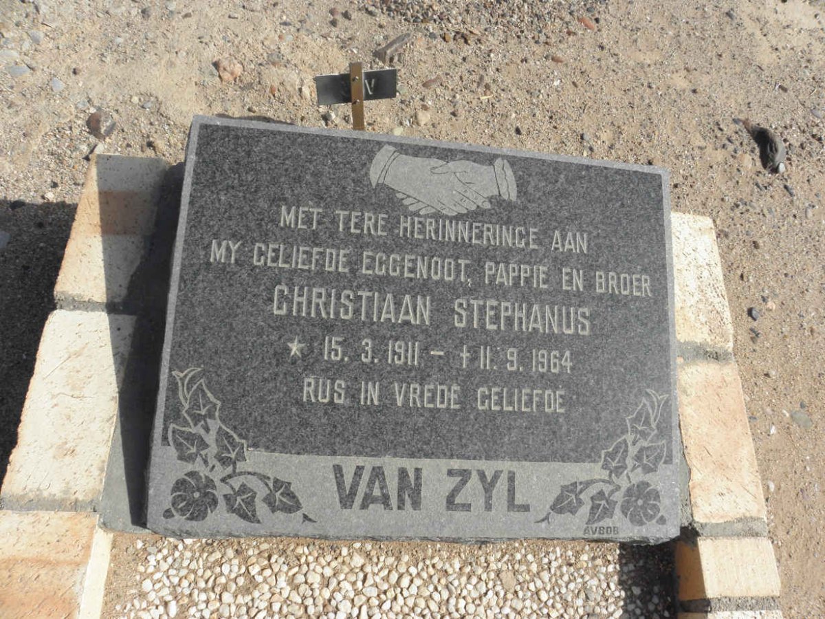 ZYL Christiaan Stephanus, van 1911-1964